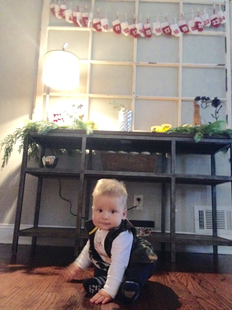 Gearing up for Christmas (and crawling)